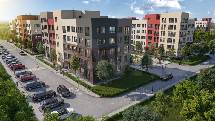 2-к. квартира, 54,4 м², 1/5 эт.