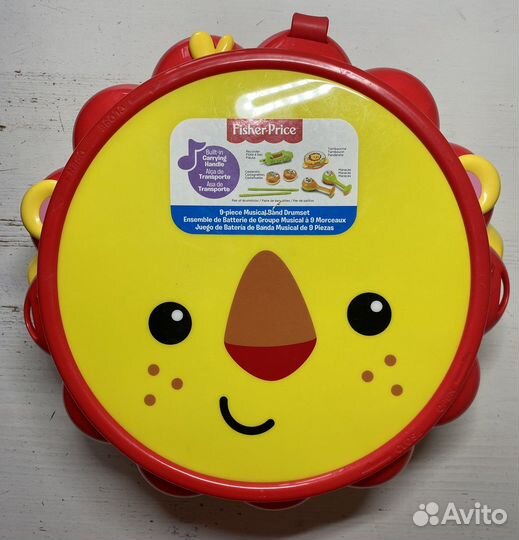 Музыкальный набор (барабан) fisher price