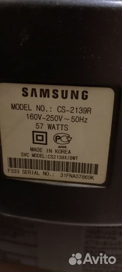 Телевизор samsung CS 2139