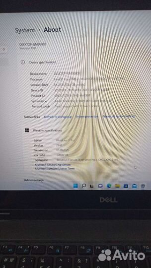 Ноутбук dell 7540 i7 64GB Touchscreen