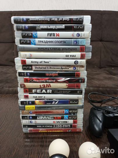 Игровая приставка ps3 с играми