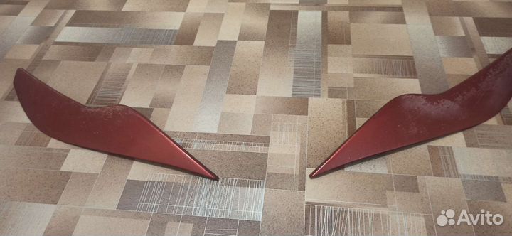 Ресницы на фары форд фокус 2 рестайлинг