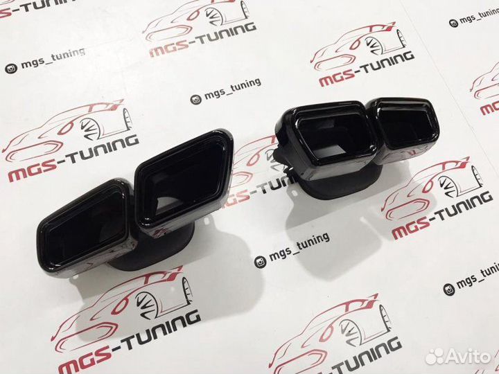 Насадки на выхлоп Mercedes 63 AMG Black W212