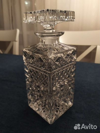Штоф хрустальный богемия