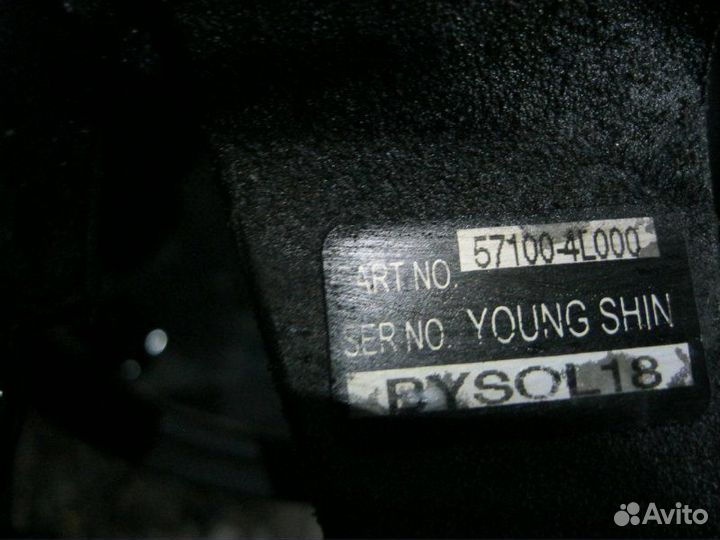 Насос гидроусилителя руля Kia Rio QB G4FA 2011