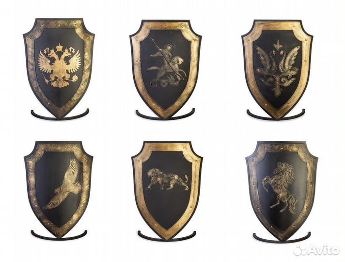 Шампурница в виде рыцарского щита