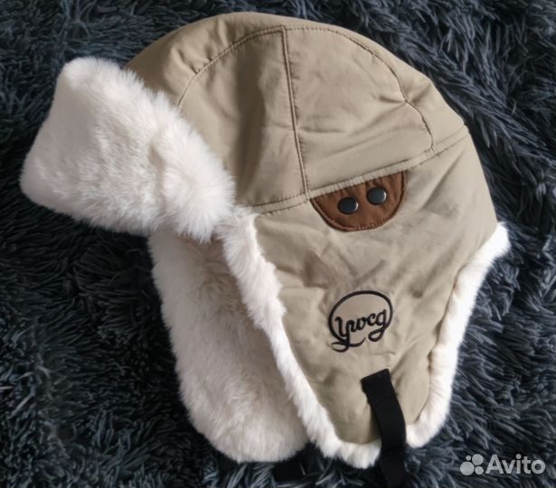 Шапка ушанка меховая тёплая дышащая Новинка