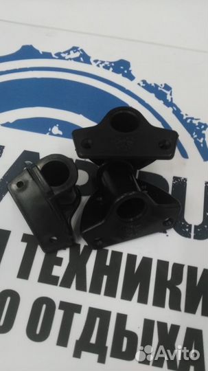 Накладная подуключина, пластик, цвет черный