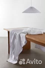 Скатерть льняная белая hm home