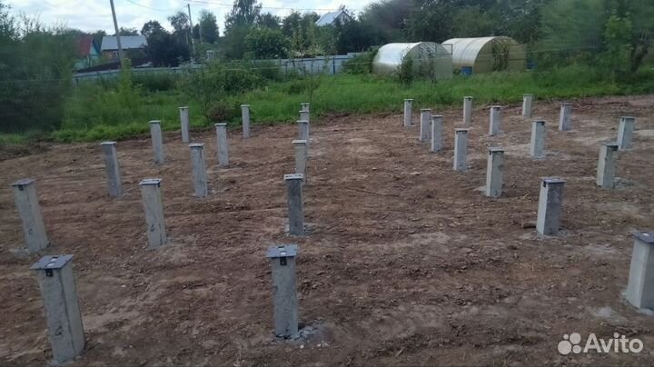 Фундамент для дома / Винтовые сваи под ключ