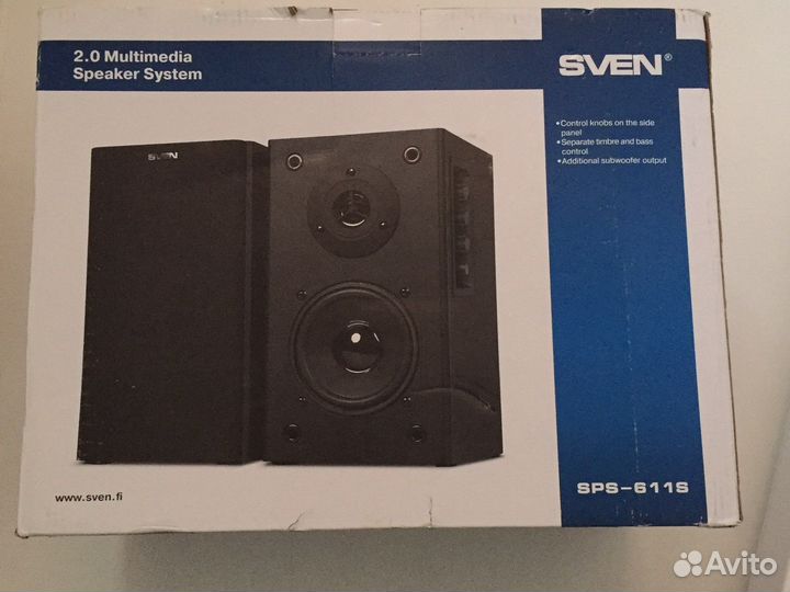 Колонки новые Sven 2.0 sps/611s