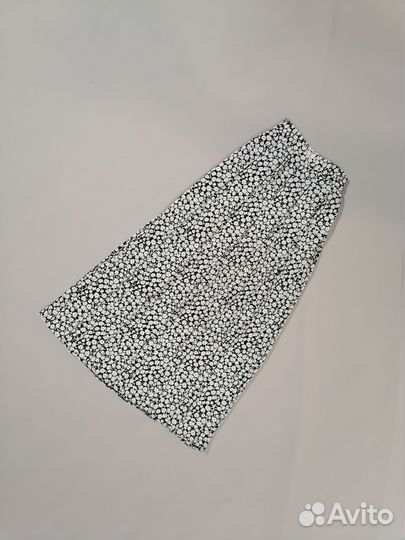 Юбка в складку мелкий цветочек