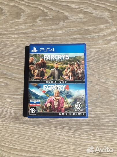 Комплект far cry 5 и far cry 4