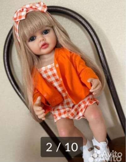 Кукла реборн силиконовая, можно купать
