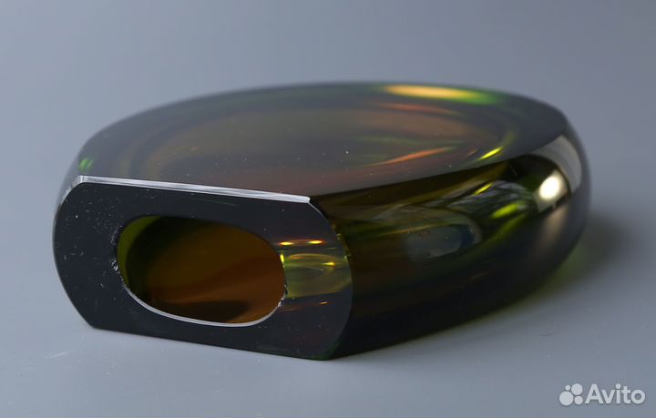 Ваза цветное Стекло лзхс Подкова Ленинград СССР