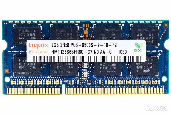 Память sodimm DDR3 2GB PC8500 Hynix б.у DR60