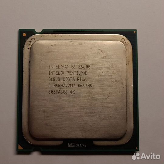 Процессор intel pentium