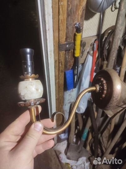 Лампа СССР настенная