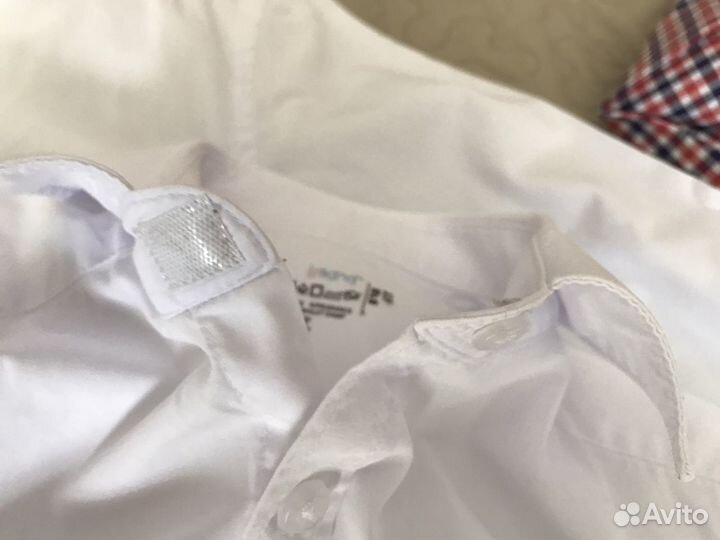 Комплект 2 школьных рубашек marks&spencer 6 лет