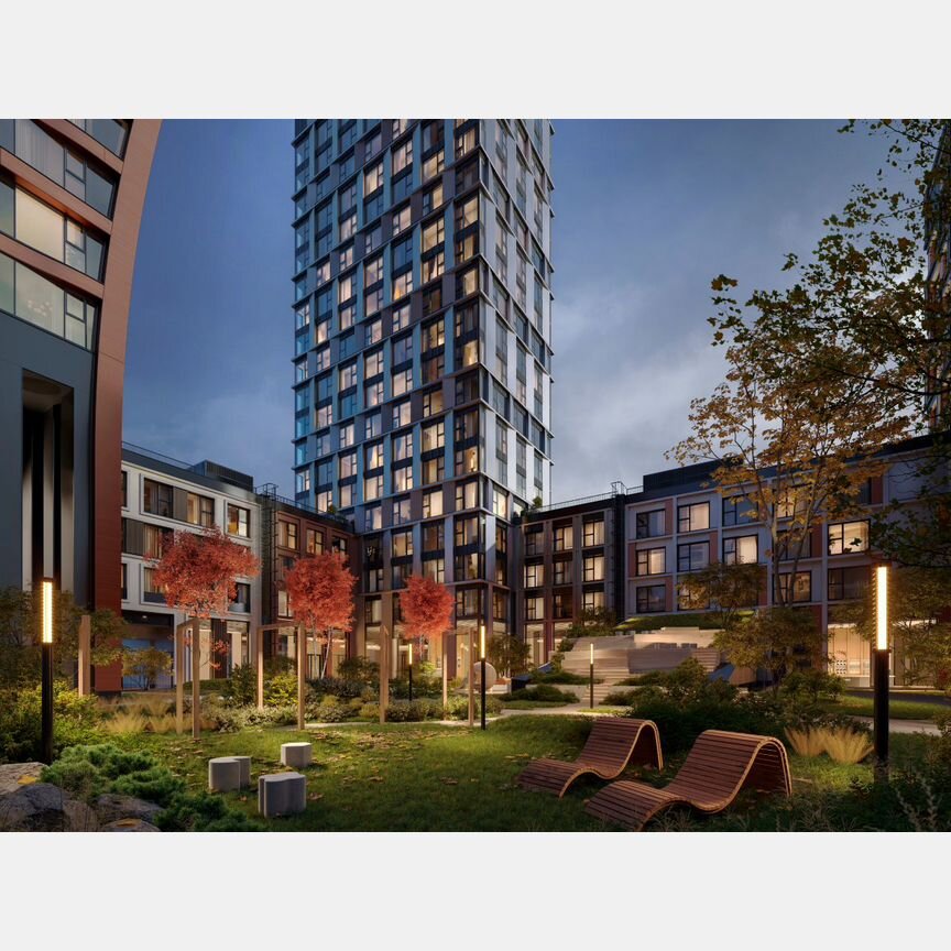 3-к. квартира, 74,1 м², 2/28 эт.