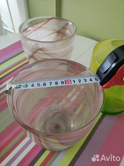 Цветочное кашпо стекло