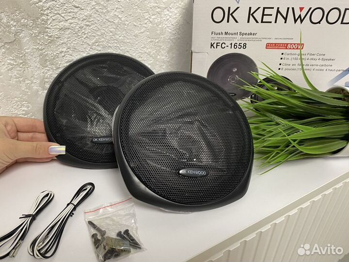 Динамики kenwood 16 см 800w