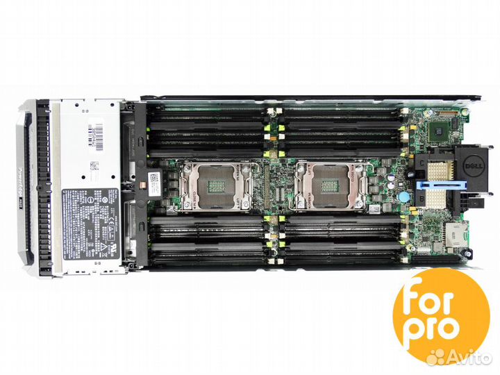 Лезвие dell M620 2xE5-2643 128GB