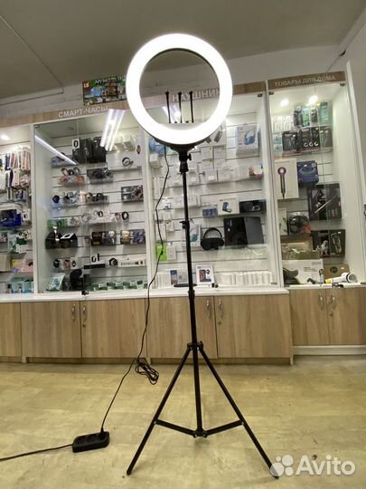 Кольцевая лампа 46см проф RL-18 (новая, гарантия)