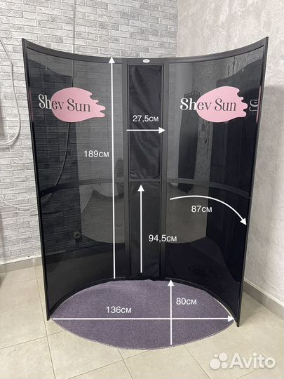 Кабина для моментального загара