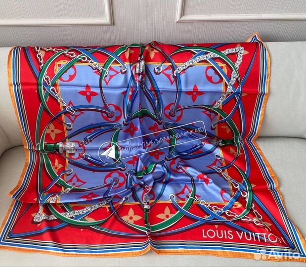 Платок из шелка Louis Vuitton