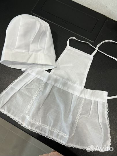 Детский фартук и колпак шеф повара