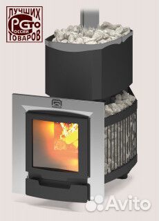 Печь для бани Русь-сетка 25 Л Панорама