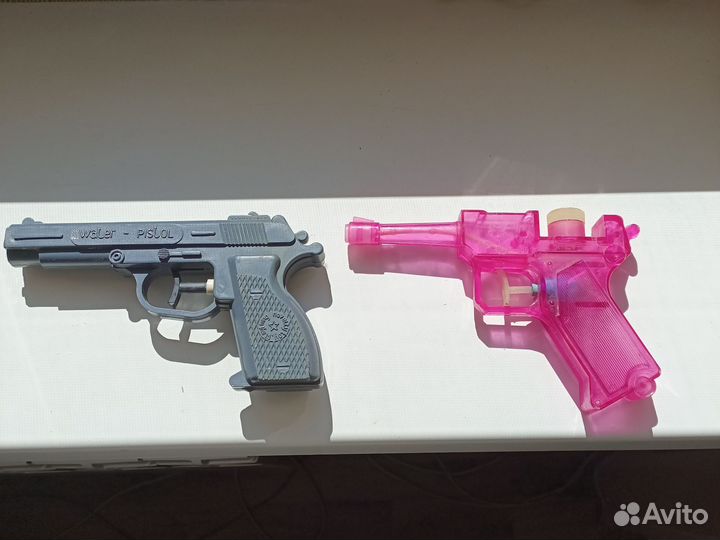 Игрушки СССР водные пистолеты