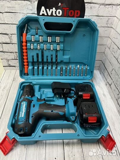 Шуруповерт Makita 18v, 2 аккумулятора