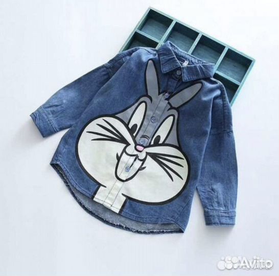 Рубашка джинсовая