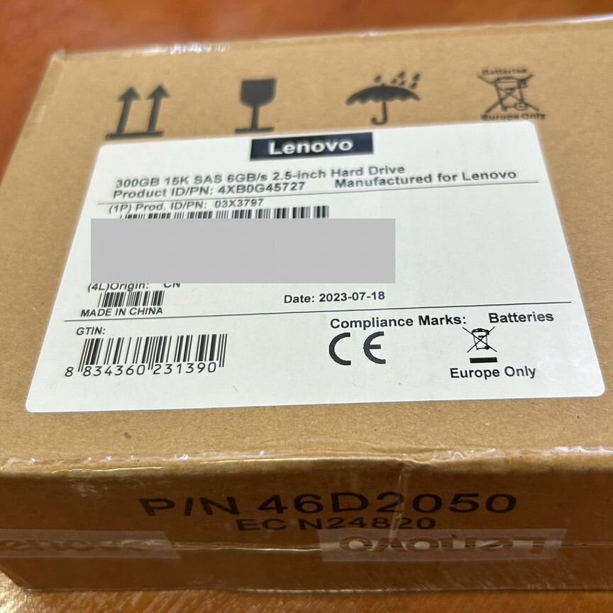 [03X3797] Жесткий Диск Lenovo 300gb 03x3797 4xb0g45727 03t78