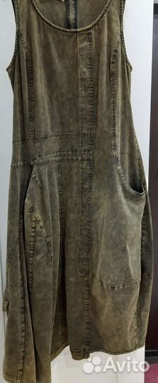 Джинсовый сарафан