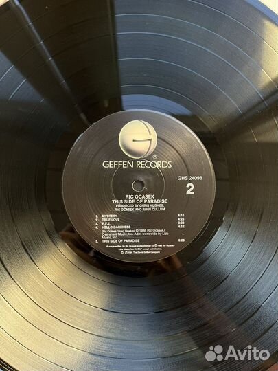 Пластинка Ric Ocasek (This side of paradise)