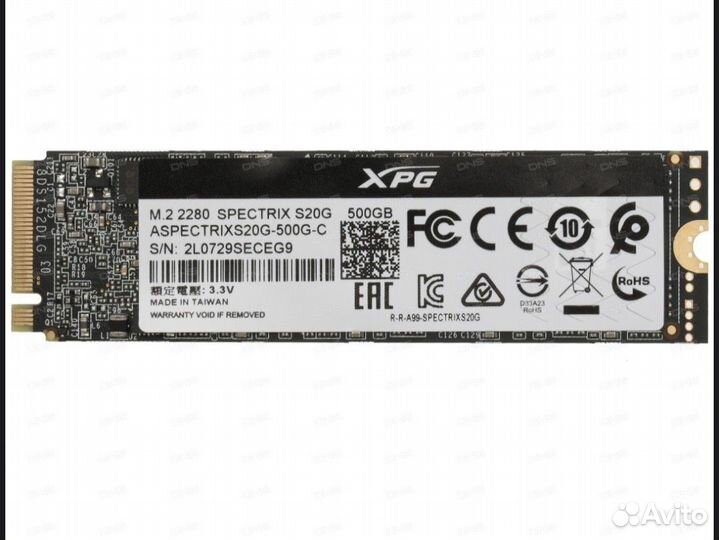 Ssd m2 Adata XPG 500 Гб