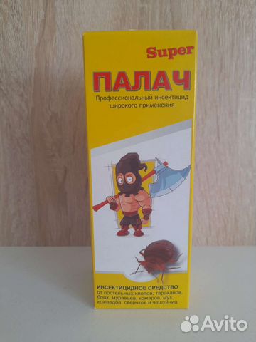 Средство Палач от клопов, тараканов, блох, 100 мл