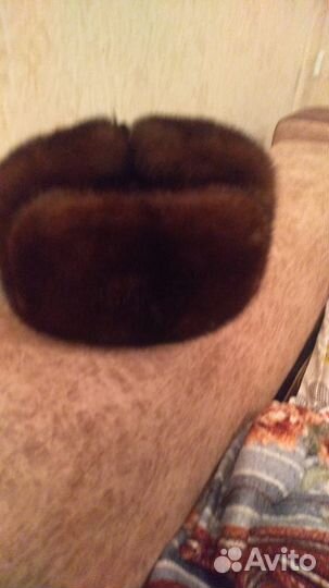 Норковая шапка мужская