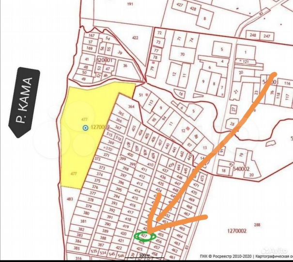 Участок 14,7 сот. (СНТ, ДНП)