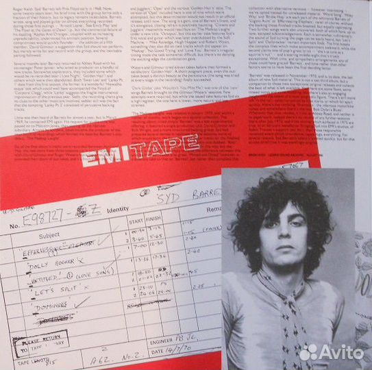 Виниловая пластинка PLG Syd Barrett Opel (Gatefold