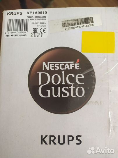 Кофемашина dolce gusto krups