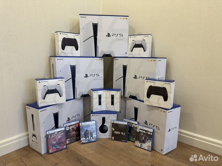 Sony Playstation 5 Slim новая + Гарантия + Диск
