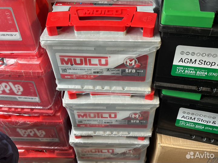 Аккумулятор автомобильный mutlu SFB M3 LB2, 60 Ah