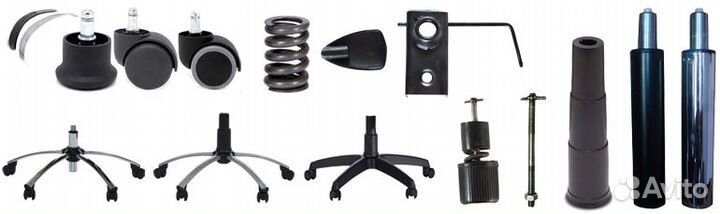 Детали и запчасти офисных кресел, ремонт