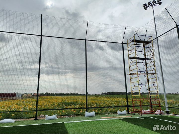 Сетка заградительная для спортплощадок