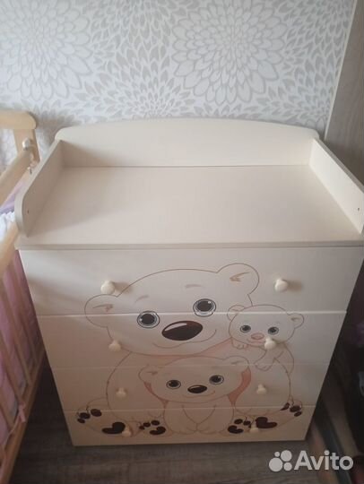 Комод детский с пеленальным столиком