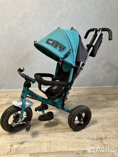 Детский велосипед с родительской ручкой